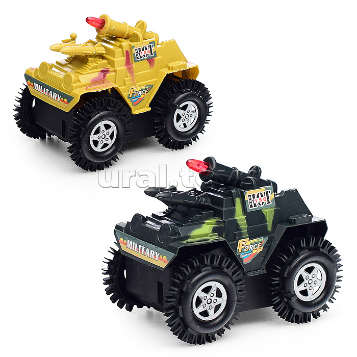 Машина- перевертыш "Камуфляж" (свет) в пакете