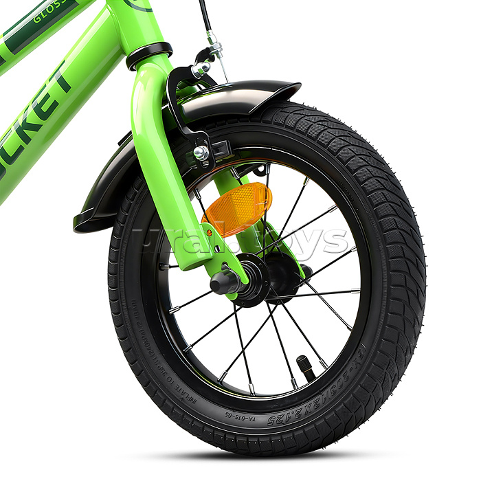 Велосипед 12" Rocket Gloss, цвет зеленый