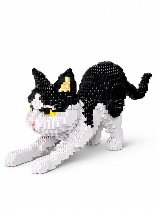 Конструктор "Чёрный котик" 3D, в коробке
