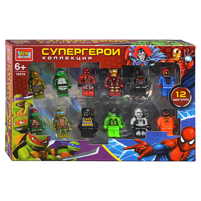 Конструктор фигурки "Супер герои" 12шт