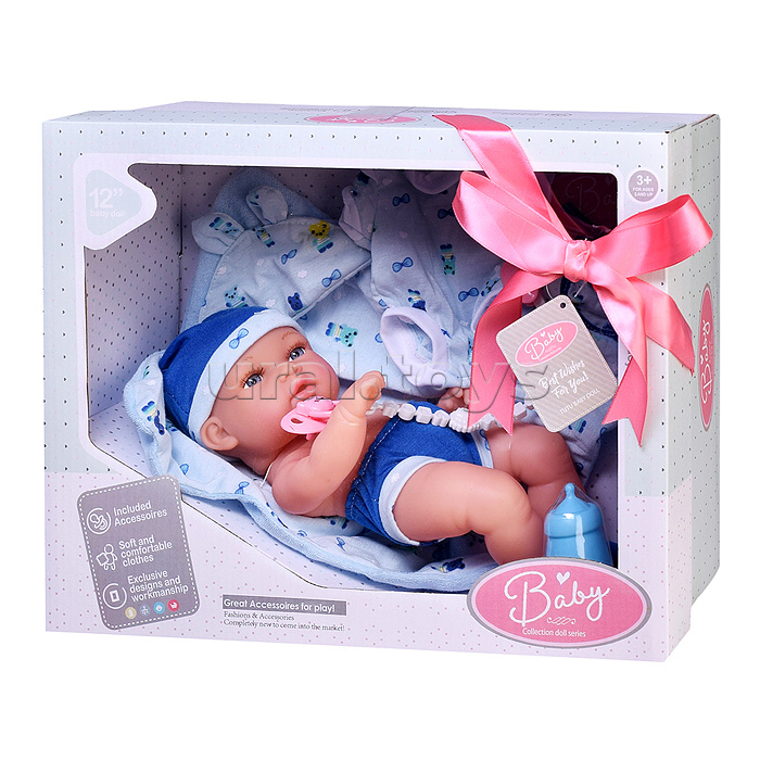 Пупс 9573 "Лоли" с аксессуарами, в коробке
