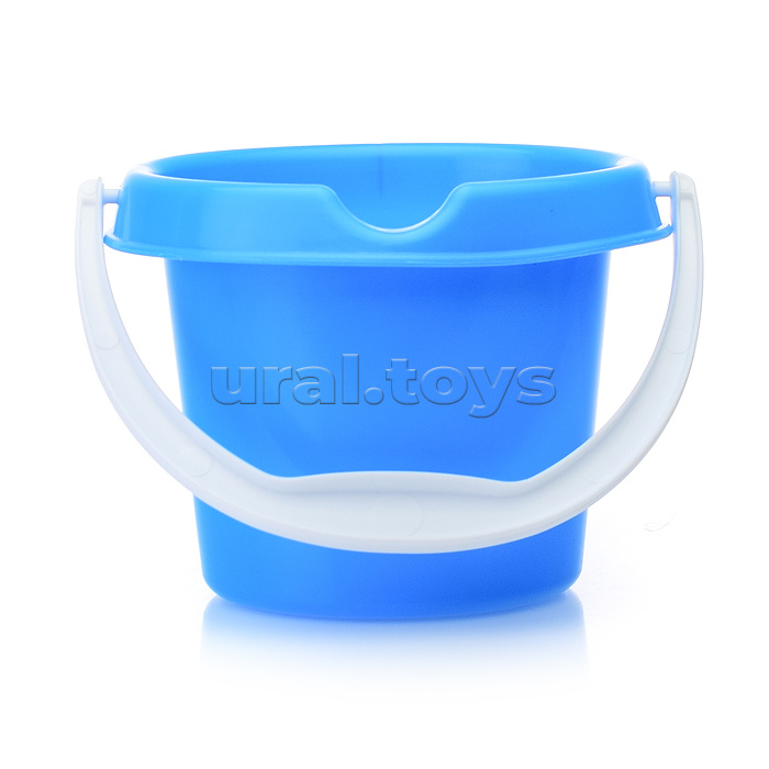 Песочный набор "Пляжный" ( 3 формочки, совок, грабли, ведро)