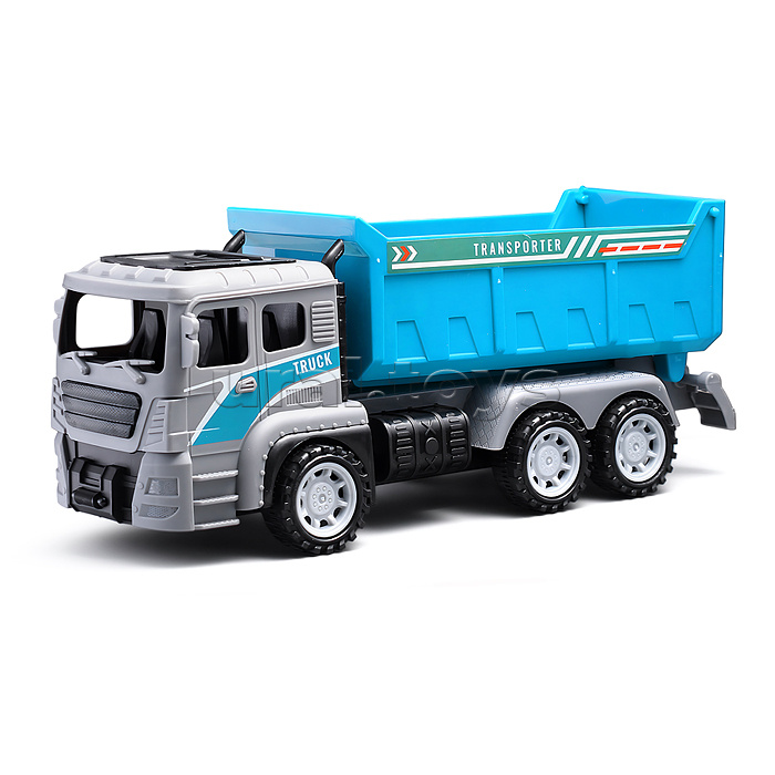 Машина "Стройка" с дорожными знаками, в коробке