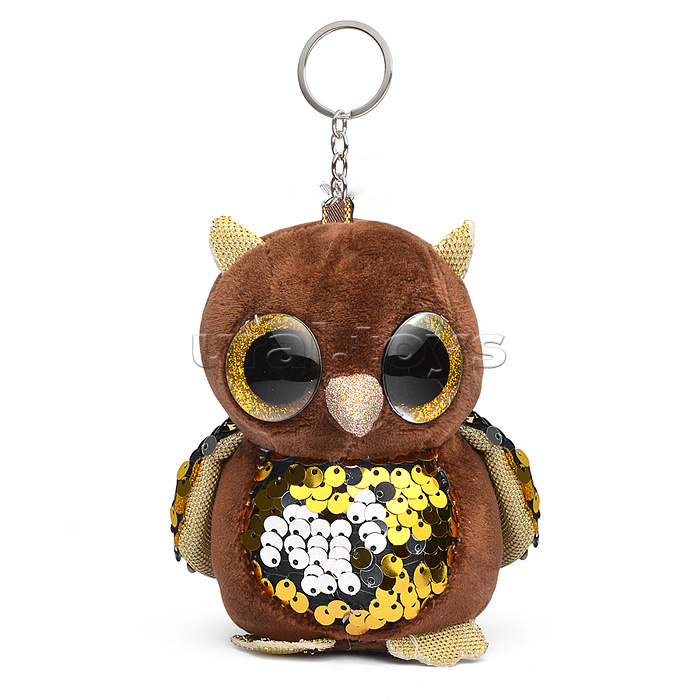 Мягкая игрушка-брелок "Совушка" 10 см.