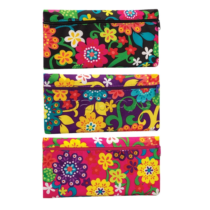 Пенал-косметичка 22x12cм, материал полиэстер