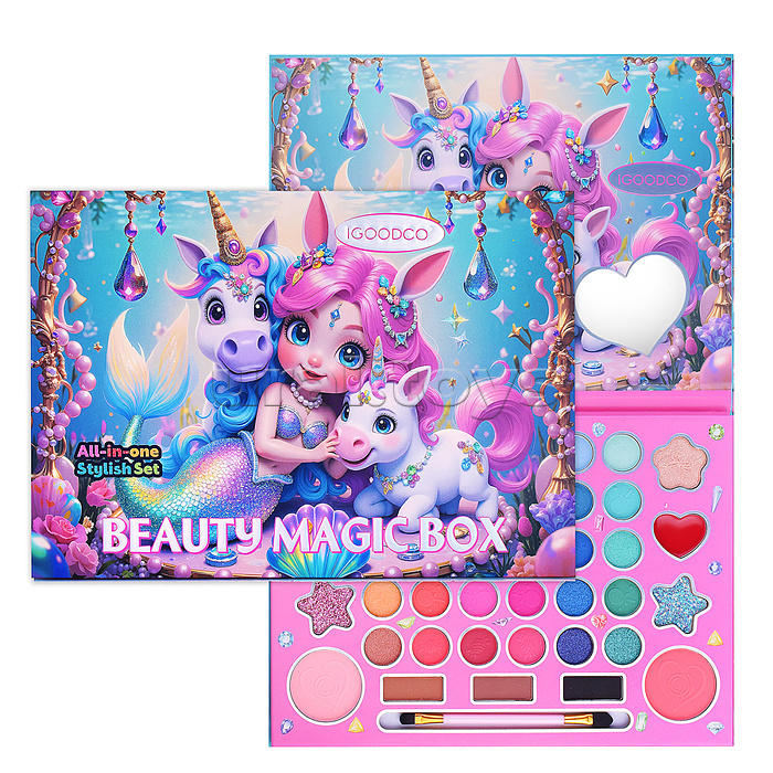 Косметика детская "Магический ящик" (палетка теней)