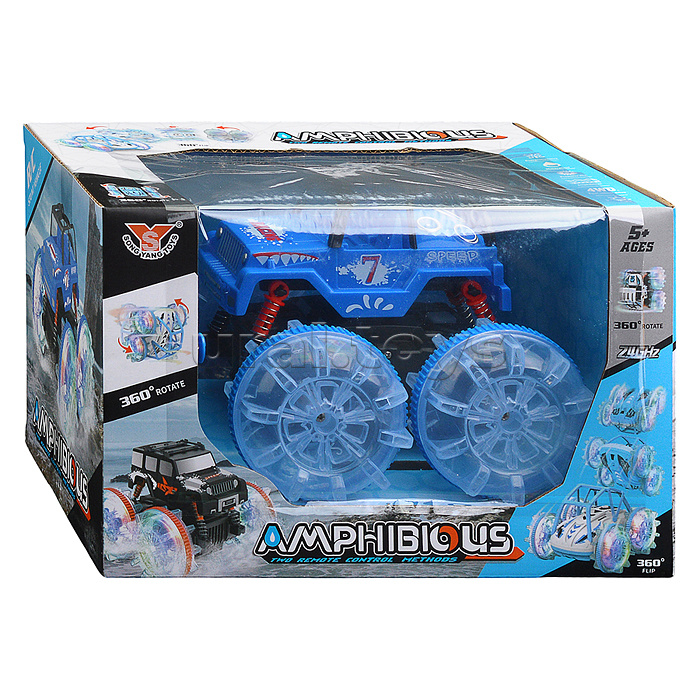 Машина "Джип-амфибия" р/у, 27 MHz, в коробке