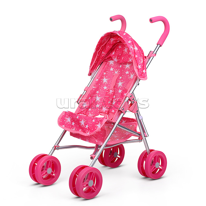 Коляска для кукол, металлическая, прогулочная, складная