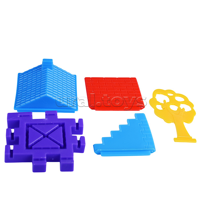 Конструктор "Дворик ZOO" 45 деталей