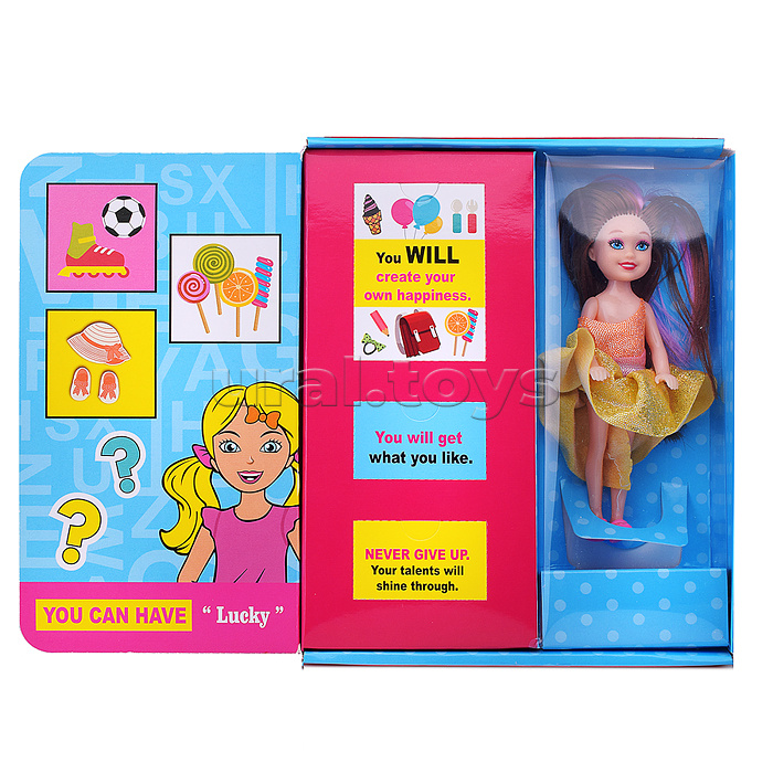 Кукла "Луна модница" с аксессуарами, в коробке