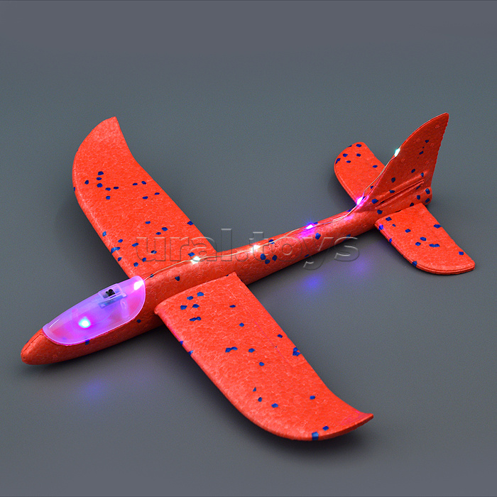 Самолет "Планер" 36см, свет
