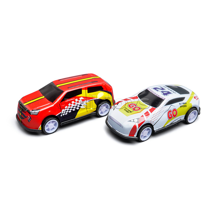 Набор машин "Мега заезд" (металл.) в коробке