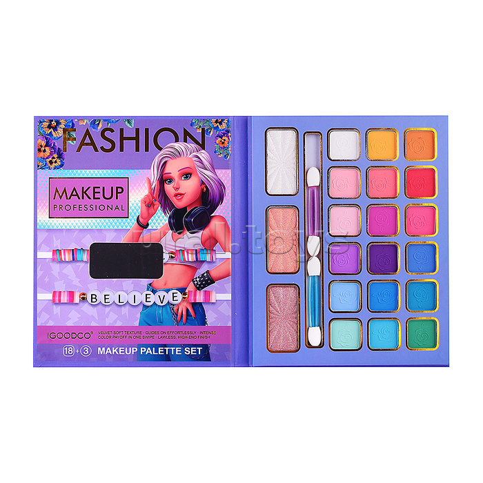 Косметика детская "Верю в музыку" (палетка теней)
