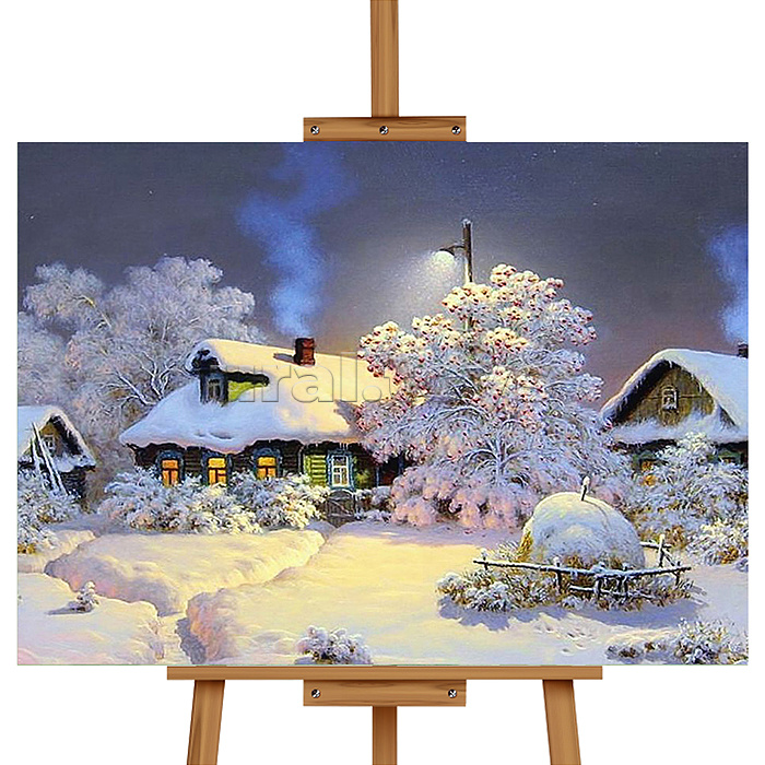 Мозаика алмазная "Зимняя сказка" 30*40см.