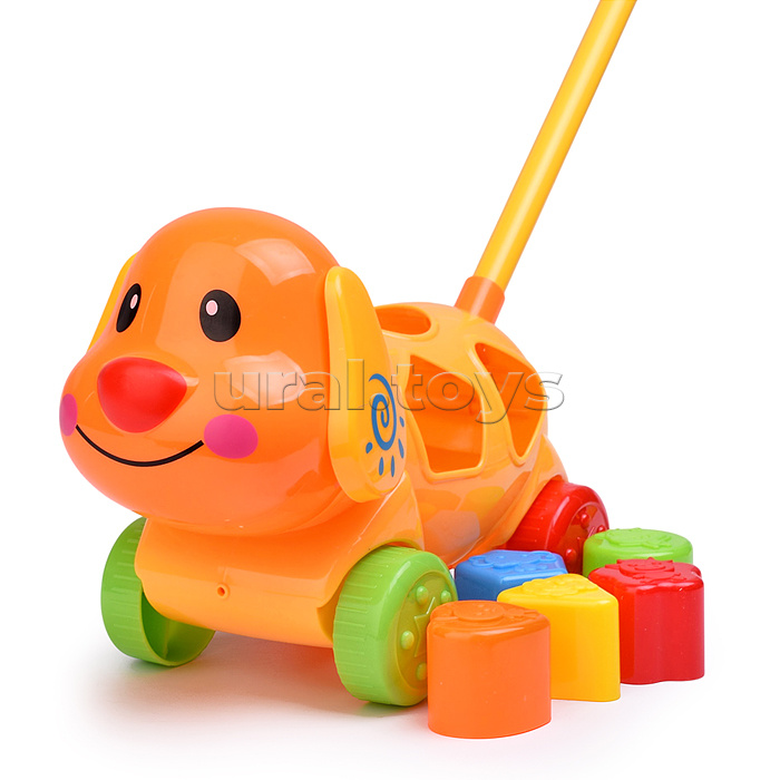 Каталка 9201 "Собака" (головоломка с блоками) в пакете