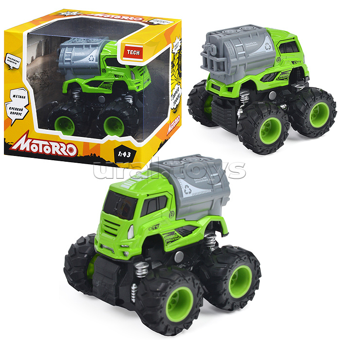 Машинка металлическая Big Foot, 1:43, серия Tech Машинка металлическая Big Foot, 1:43, серия Tech