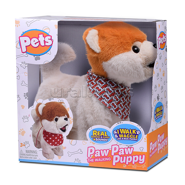 Собака "Боня" (может говорить, ходит, записывает)  в коробке