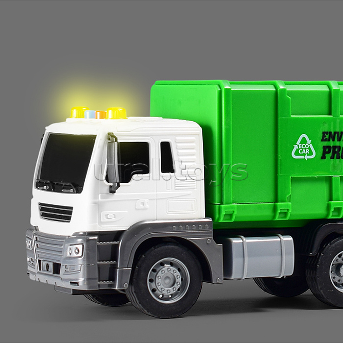 Машина "Экобуксир" 1:16 (свет, звук) в коробке