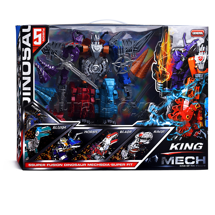 Робот "Динобот" трансформирующийся, в коробке