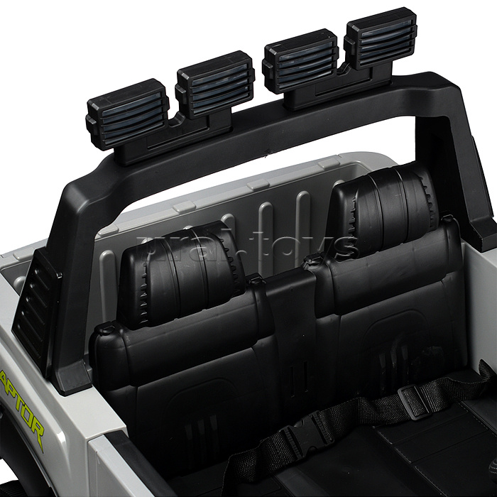 Электромобиль "Мощность скорости" на аккумуляторе, с р/у управлением, в коробке (серый)