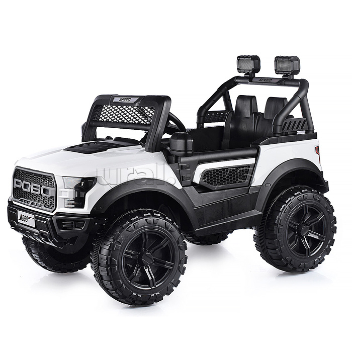 Электромобиль "Круиз" на аккумуляторе, с р/у управлением, в коробке (белый)