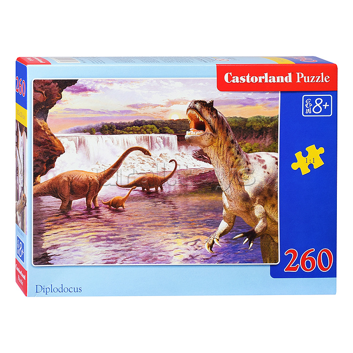Пазлы 260 "Динозавры"