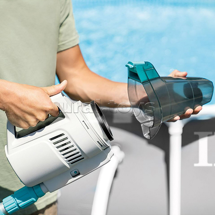 Вакуумный пылесос для чистки бассейна на аккумуляторах с ручкой 2.8м, 28628 INTEX
