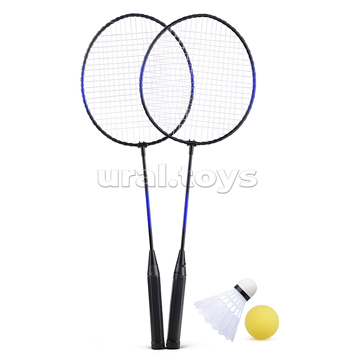 Набор Бадминтон (2 ракетки, волан,мячик) в сетке