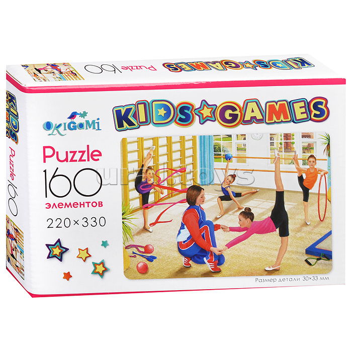 Пазл 160 "Kids Games. Спорт. Гимнастика"