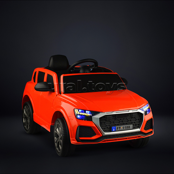Электромобиль "Супер вояж" на аккумуляторе, с р/у управлением, в коробке (красный)