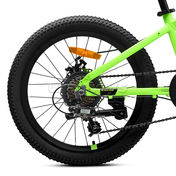 Велосипед 20" Rocket Rower, цвет салатовый, размер 11"