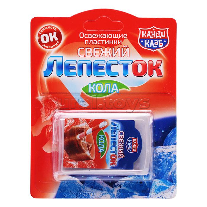Освежающие пластинки "Свежий лепесток" кола 0,8 гр 20 шт