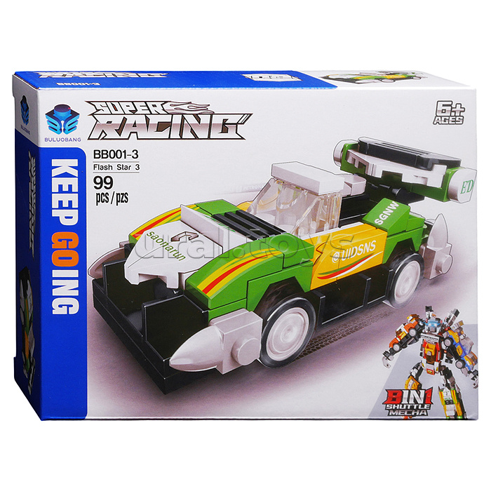 Конструктор "Суперкар" 8 в 1 (786 дет.) в коробке