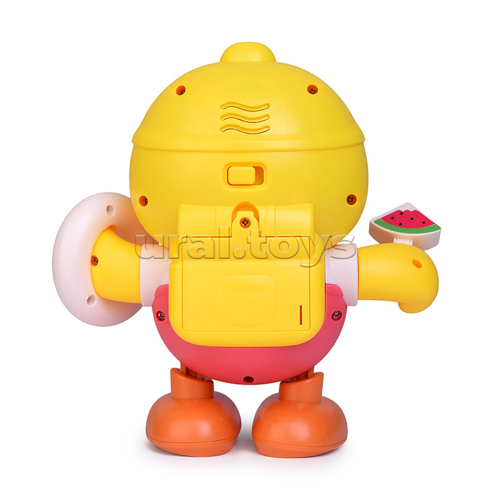 Утенок "Веселый друг" свет, звук, в коробке