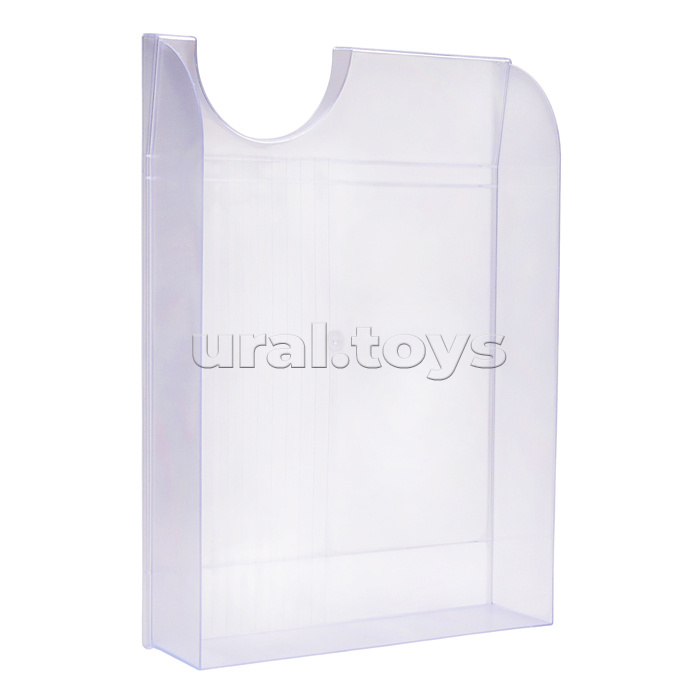 Лоток для бумаг горизонтальный размер 34,5x25,3x6,5 см, прозрачный бесцветный