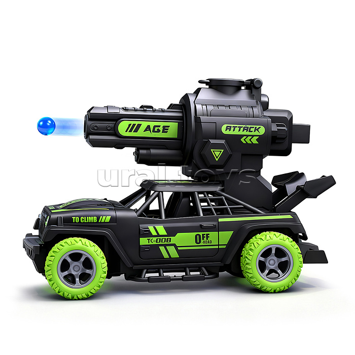 Машина "Джип" с аква пушкой, р/у, 27 MHz, в коробке