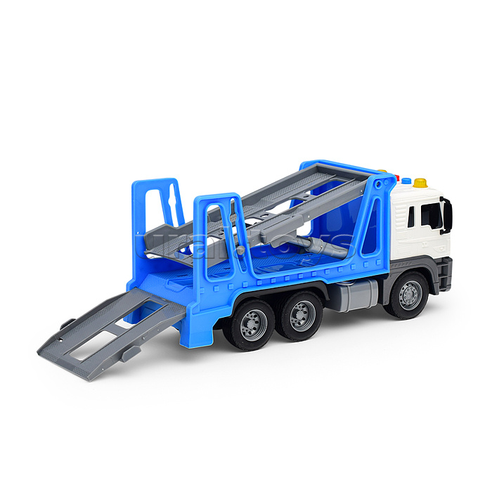 Машина "Полицейский автовоз" (свет, звук) в коробке