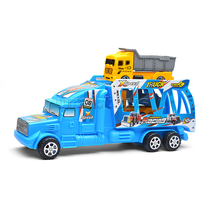 Автовоз "Строительные автомобили" под колпаком