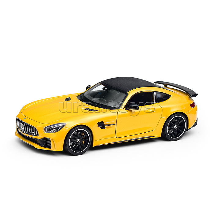Машинка 1:24 Mercedes-Benz AMG GT R, желтый