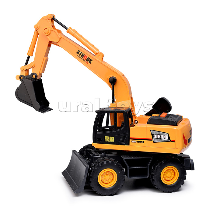 Машина "Могучий ковш" (свет, зук) в коробке