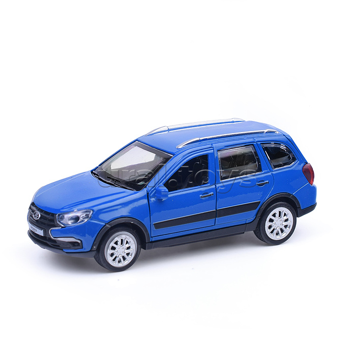 Машина металл Lada Granta Cross, 12 см, (двер, багаж, синий) инерц, в коробке Машина металл Lada Granta Cross, 12 см, (двер, багаж, синий) инерц, в коробке