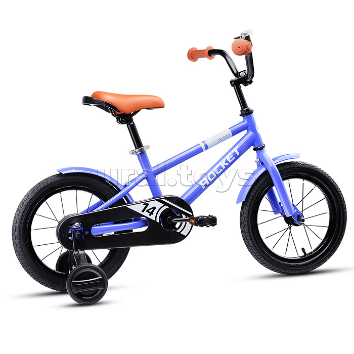 Велосипед 14" Rocket Gloss, цвет сиреневый