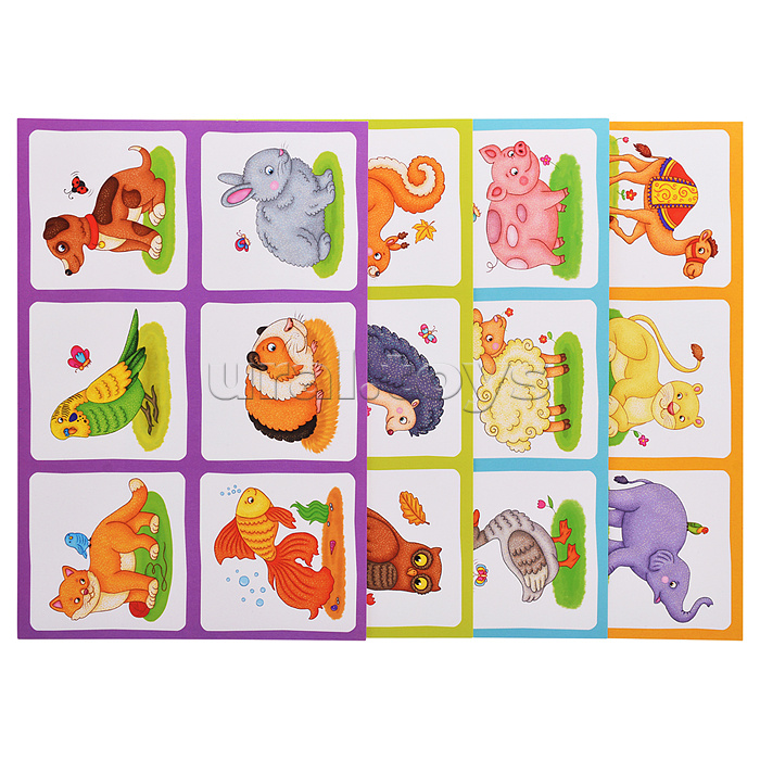 Пластиковое лото для малышей (нов) 2+ Мамины малыши. Составляем пары. Куликова Е.Н., Сухарева О.В.