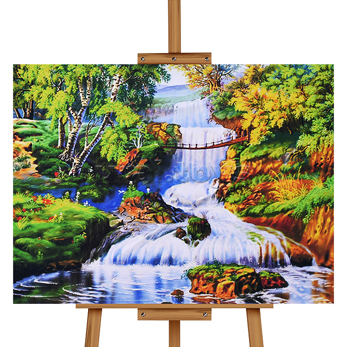 Мозаика алмазная "Водопад" 30*40см.