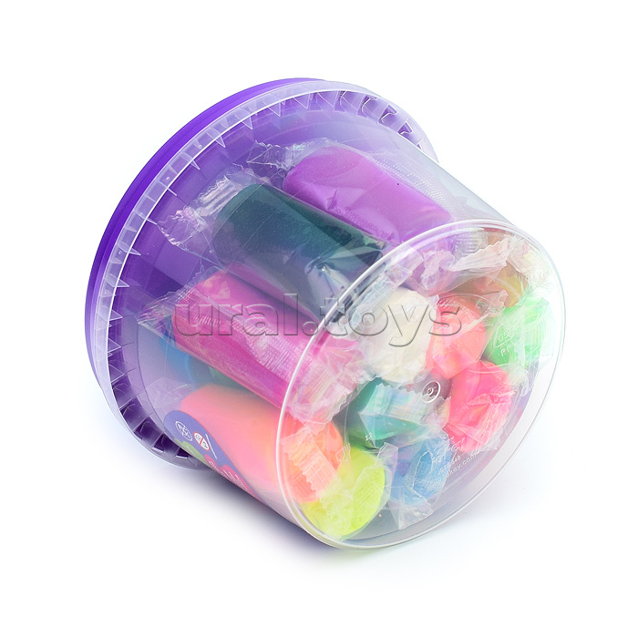 Тесто для лепки 12 цветов+2 формочки