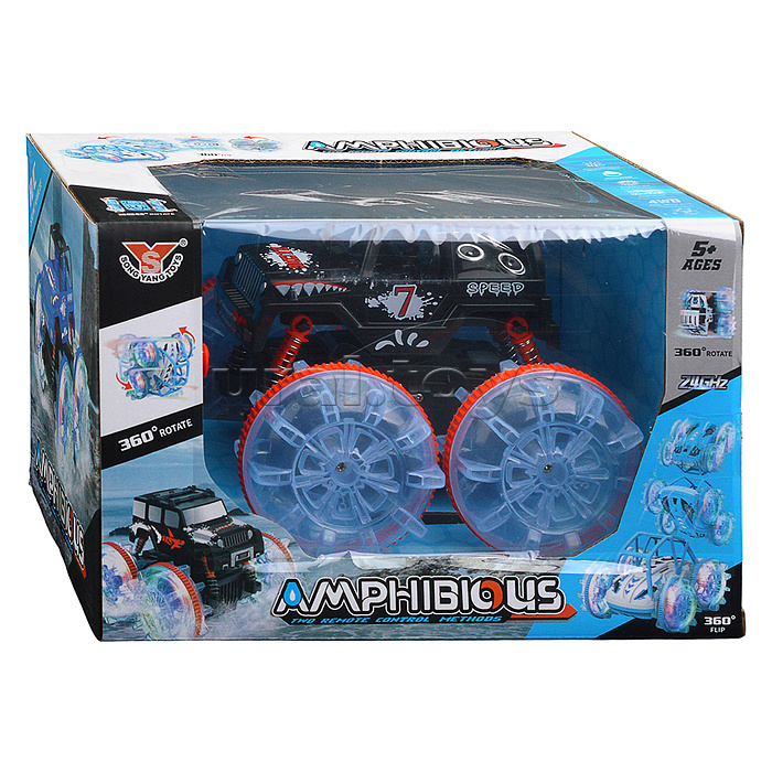 Машина "Джип-амфибия" р/у, 27 MHz, в коробке