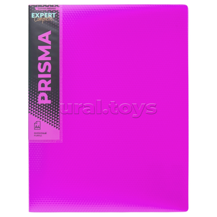 "Expert Complete" PRISMA NEON Папка на 4 О-кольцах A4 700 мкм 25 мм эффект 3D . d - 17 мм пурпурный "Expert Complete" PRISMA NEON Папка на 4 О-кольцах A4 700 мкм 25 мм эффект 3D . d - 17 мм пурпурный