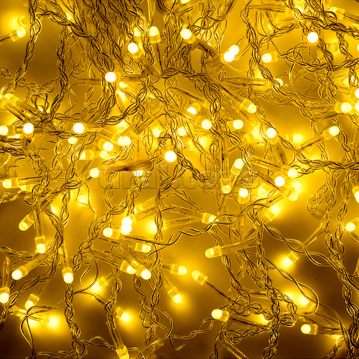 Электрогирлянда Бахрома, 9м, 288 ламп, теплый