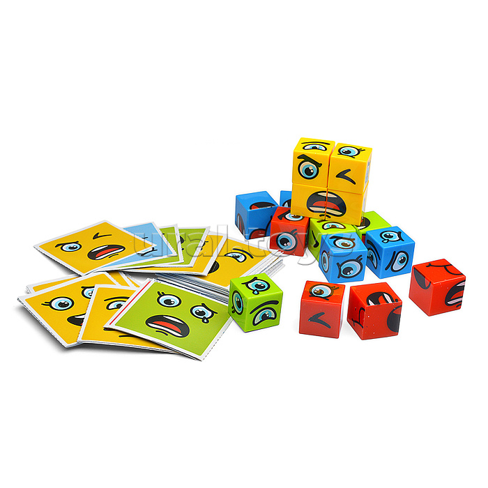 Игра настольная "Емоджи куб" в пакете