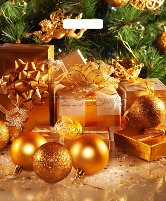 Пакет "Золотые шары" пакет вырубной (450х380х60)